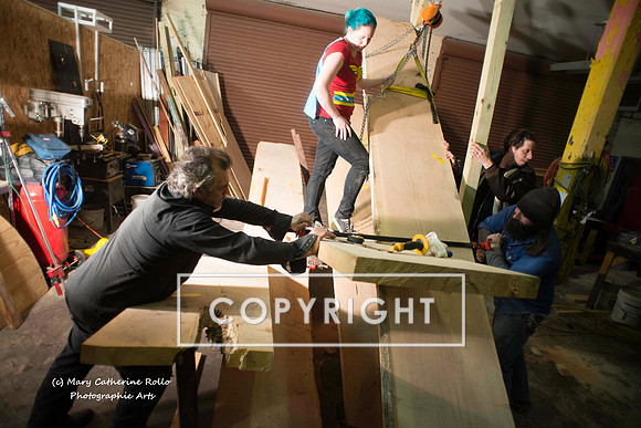 Steve Olson, focused, Skateboarding Sculpture process, 2.4.14-259-12