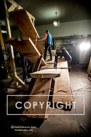 Steve Olson, focused, Skateboarding Sculpture process, 2.4.14-255-9