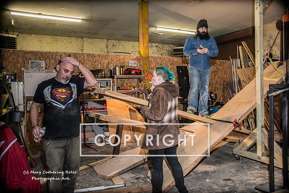 Steve Olson, focused, Skateboarding Sculpture process, 2.4.14-4-3
