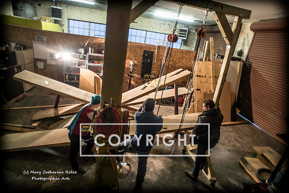 Steve Olson, focused, Skateboarding Sculpture process, 2.4.14-71-9