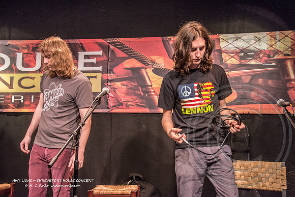 Hwy Lions sound check S'port House Concert  11-23-14-148-23