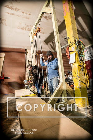 Steve Olson, focused, Skateboarding Sculpture process, 2.4.14-67-6