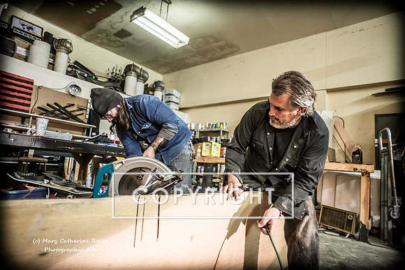 Steve Olson, focused, Skateboarding Sculpture process, 2.4.14-156-45