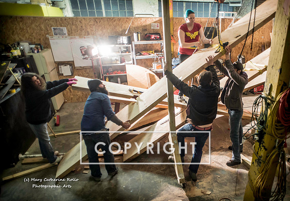 Steve Olson, focused, Skateboarding Sculpture process, 2.4.14-229-21