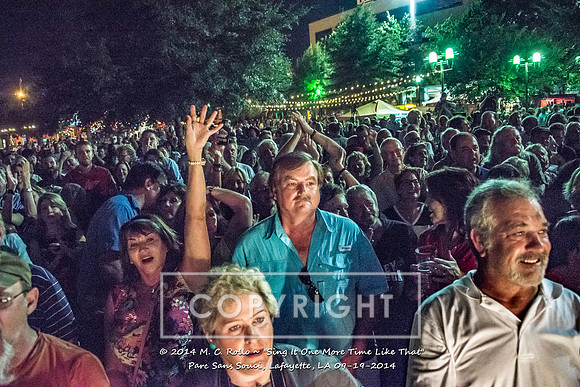 Sing It One More Time Like That, Parc Sans Souci, Lafayette, LA 9.19.14-220