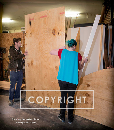 Steve Olson, focused, Skateboarding Sculpture process, 2.4.14-324-2