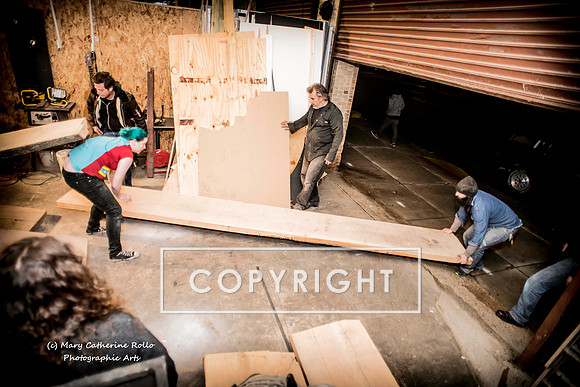 Steve Olson, focused, Skateboarding Sculpture process, 2.4.14-316-38