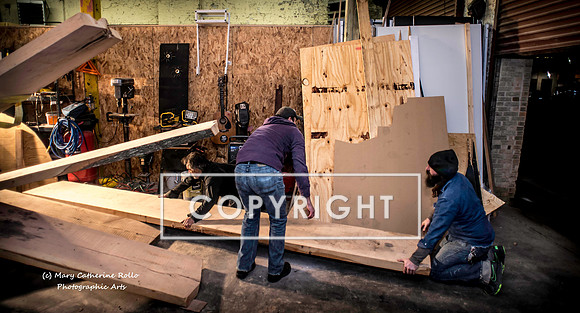 Steve Olson, focused, Skateboarding Sculpture process, 2.4.14-318-39