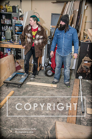 Steve Olson, focused, Skateboarding Sculpture process, 2.4.14-9-8
