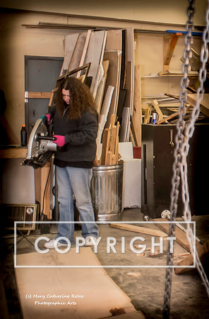 Steve Olson, focused, Skateboarding Sculpture process, 2.4.14-214-13
