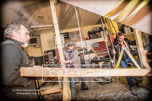 Steve Olson, focused, Skateboarding Sculpture process, 2.4.14-136-33