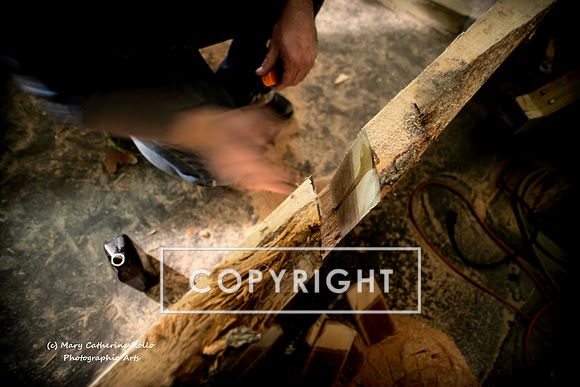 Steve Olson, focused, Skateboarding Sculpture process, 2.4.14-206-9
