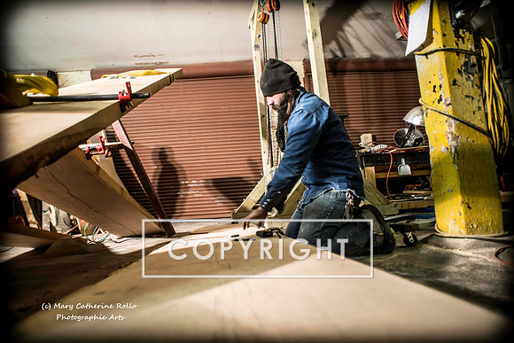Steve Olson, focused, Skateboarding Sculpture process, 2.4.14-45-28