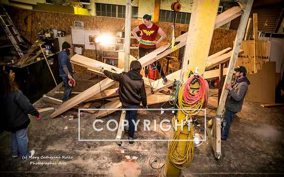 Steve Olson, focused, Skateboarding Sculpture process, 2.4.14-239-25