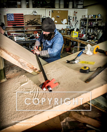 Steve Olson, focused, Skateboarding Sculpture process, 2.4.14-252-6