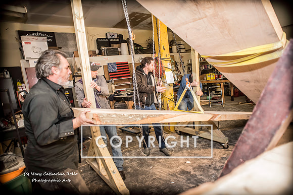 Steve Olson, focused, Skateboarding Sculpture process, 2.4.14-135-32