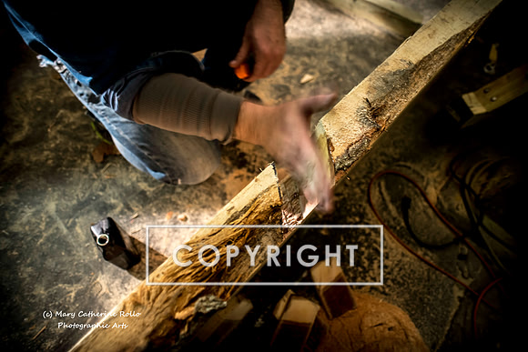 Steve Olson, focused, Skateboarding Sculpture process, 2.4.14-207-10