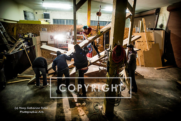 Steve Olson, focused, Skateboarding Sculpture process, 2.4.14-235-24