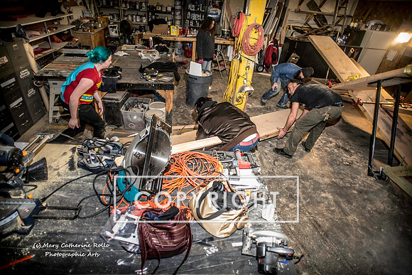 Steve Olson, focused, Skateboarding Sculpture process, 2.4.14-32-22
