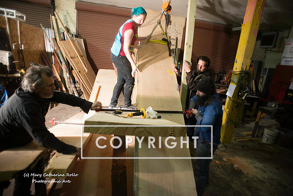Steve Olson, focused, Skateboarding Sculpture process, 2.4.14-258-11