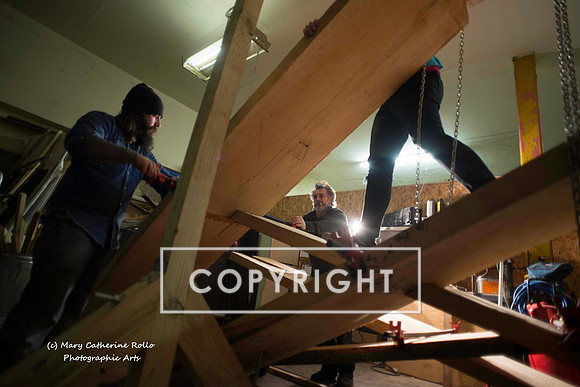 Steve Olson, focused, Skateboarding Sculpture process, 2.4.14-265-17