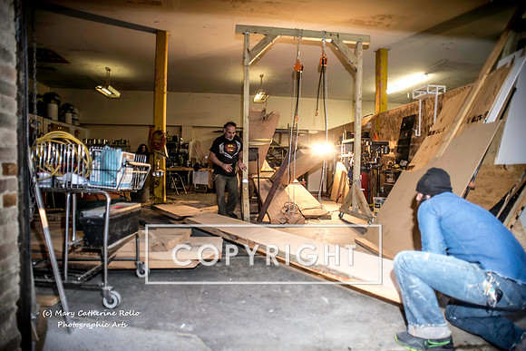 Steve Olson, focused, Skateboarding Sculpture process, 2.4.14-30-20