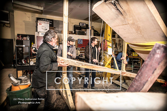 Steve Olson, focused, Skateboarding Sculpture process, 2.4.14-134-31