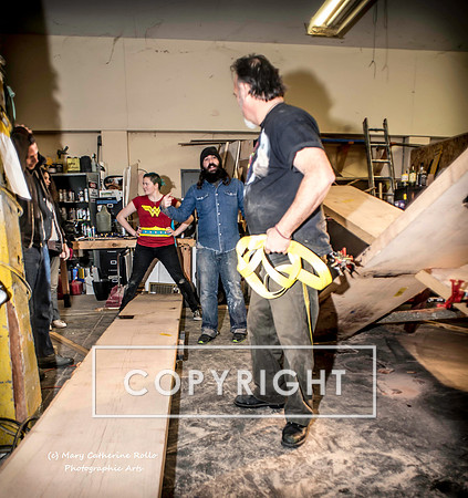 Steve Olson, focused, Skateboarding Sculpture process, 2.4.14-26-16