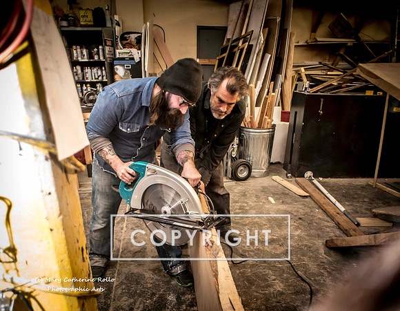 Steve Olson, focused, Skateboarding Sculpture process, 2.4.14-145-40