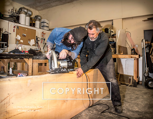 Steve Olson, focused, Skateboarding Sculpture process, 2.4.14-147-41