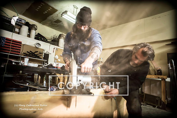 Steve Olson, focused, Skateboarding Sculpture process, 2.4.14-160-47