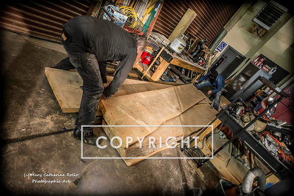 Steve Olson, focused, Skateboarding Sculpture process, 2.4.14-109-22