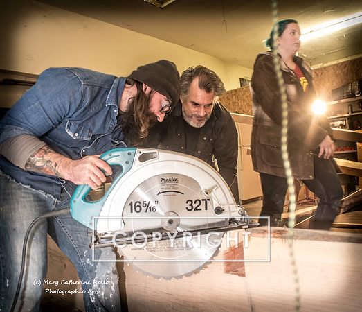 Steve Olson, focused, Skateboarding Sculpture process, 2.4.14-179-8