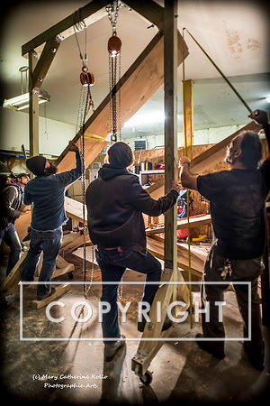 Steve Olson, focused, Skateboarding Sculpture process, 2.4.14-85-14