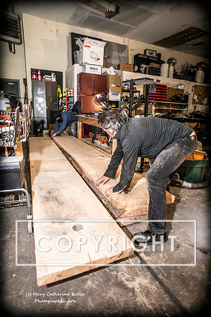 Steve Olson, focused, Skateboarding Sculpture process, 2.4.14-111-24