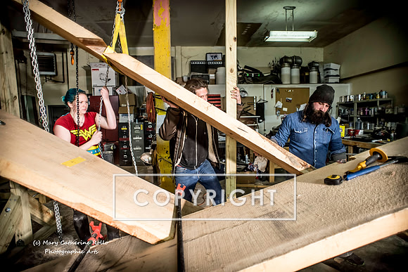Steve Olson, focused, Skateboarding Sculpture process, 2.4.14-224-18