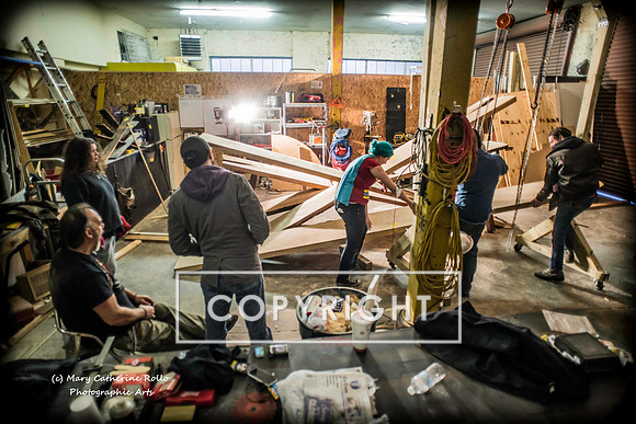 Steve Olson, focused, Skateboarding Sculpture process, 2.4.14-70-8