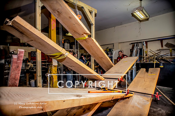 Steve Olson, focused, Skateboarding Sculpture process, 2.4.14-95-19