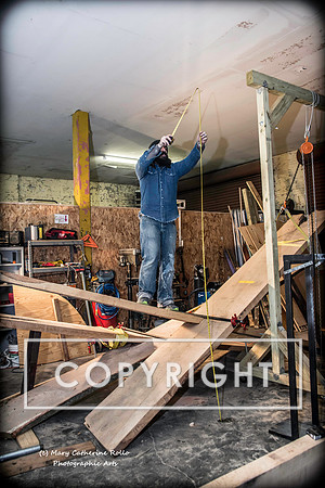 Steve Olson, focused, Skateboarding Sculpture process, 2.4.14-5-4