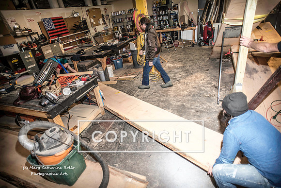 Steve Olson, focused, Skateboarding Sculpture process, 2.4.14-31-21