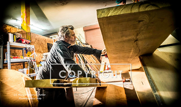 Steve Olson, focused, Skateboarding Sculpture process, 2.4.14-257-10