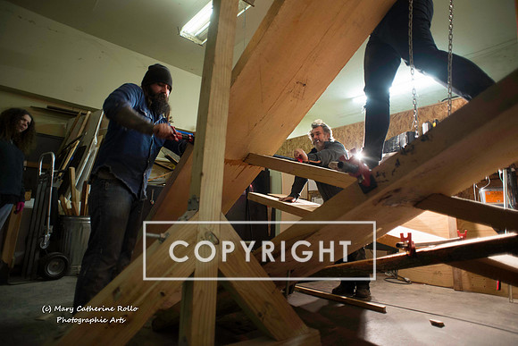 Steve Olson, focused, Skateboarding Sculpture process, 2.4.14-264-16