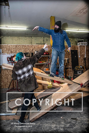 Steve Olson, focused, Skateboarding Sculpture process, 2.4.14-6-5