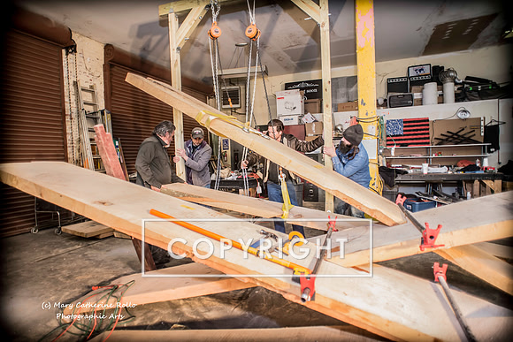 Steve Olson, focused, Skateboarding Sculpture process, 2.4.14-137-34
