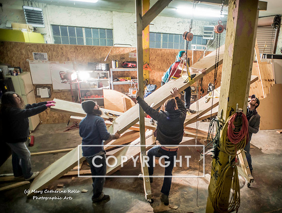 Steve Olson, focused, Skateboarding Sculpture process, 2.4.14-230-22