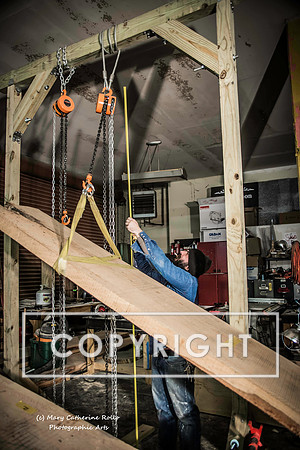 Steve Olson, focused, Skateboarding Sculpture process, 2.4.14-14-11