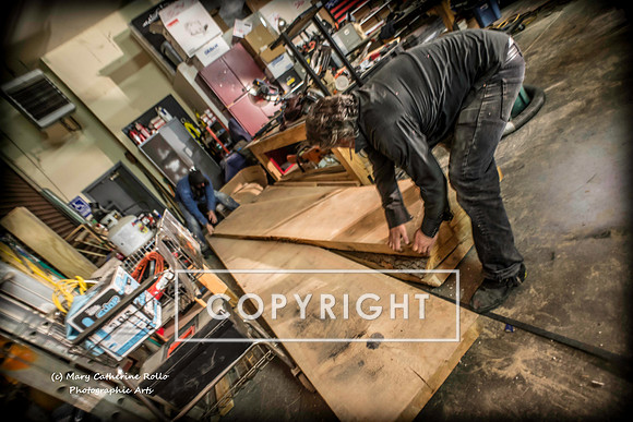 Steve Olson, focused, Skateboarding Sculpture process, 2.4.14-110-23