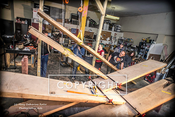 Steve Olson, focused, Skateboarding Sculpture process, 2.4.14-76-10