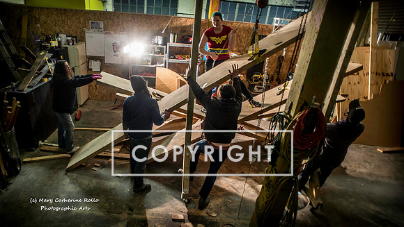Steve Olson, focused, Skateboarding Sculpture process, 2.4.14-231-23