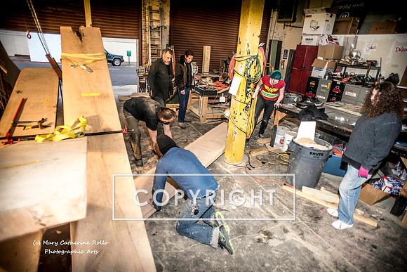 Steve Olson, focused, Skateboarding Sculpture process, 2.4.14-33-23